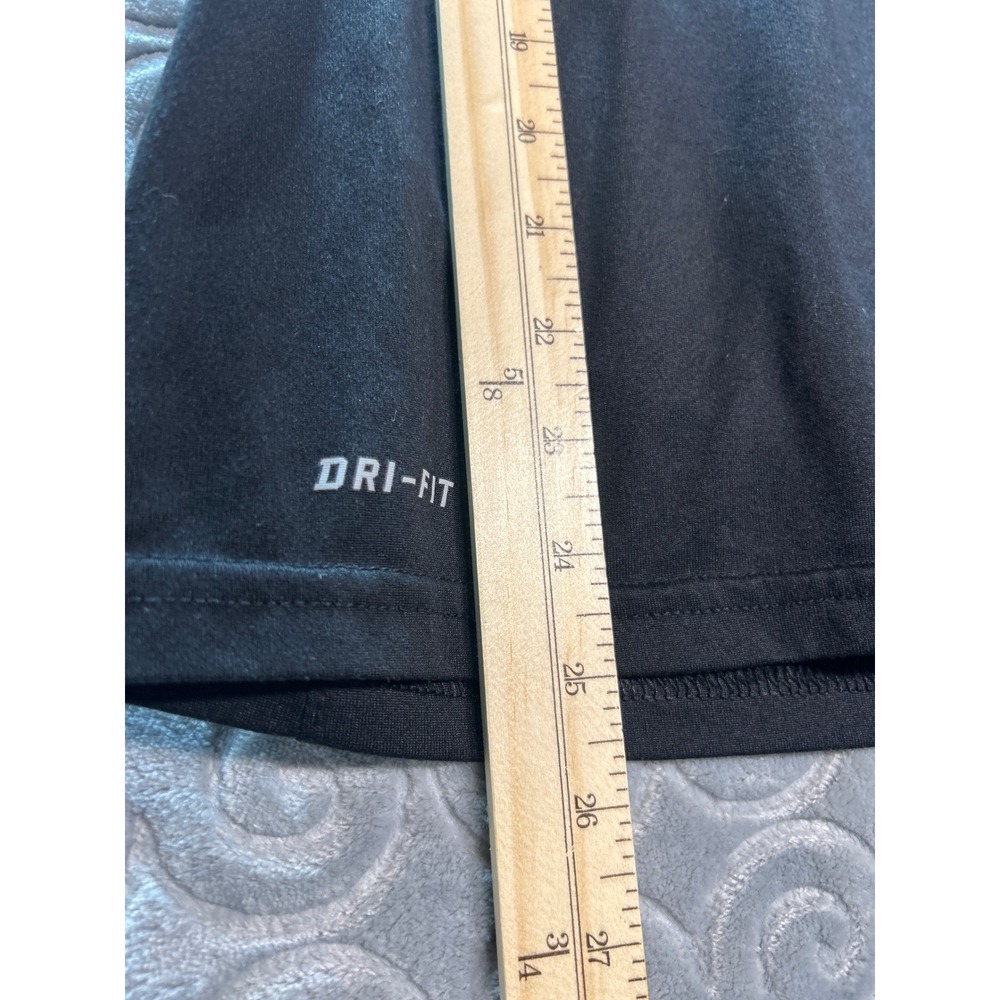Nike‎ DRI-FIT Small Black Training Activewear Athletic T-Shirt Top - Picture 3 of 7